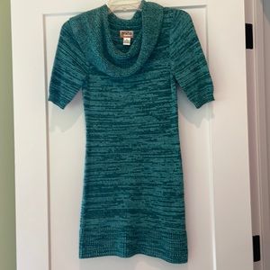 Super cute Cowell neck sweater dress